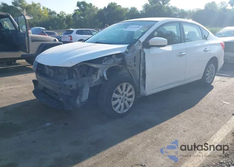 2016 Nissan Sentra Fe+ S/S/Sl/Sr/Sv z USA, uszkodzony, nr VIN 3N1AB7AP1GY239840